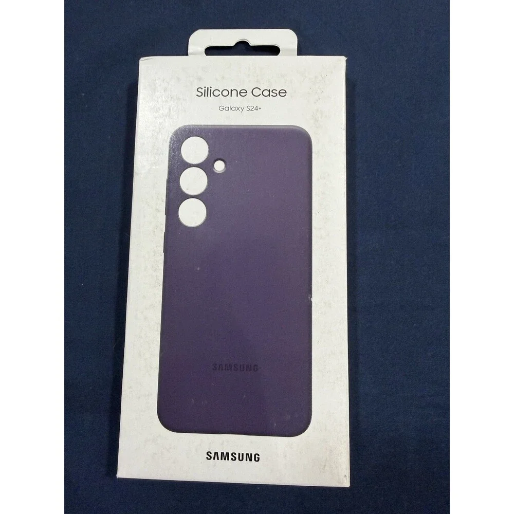 Samsung Galaxy S24+ Plus Silicone Phone Case Dark Violet